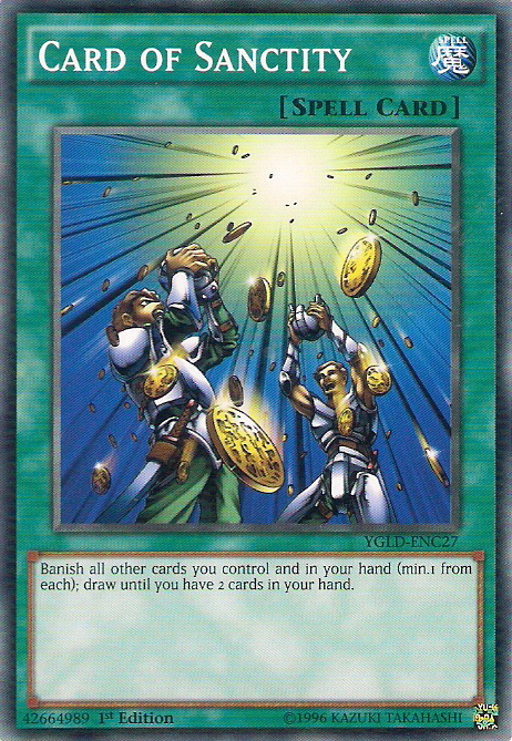 Card of Sanctity [YGLD-ENC27] Common | Exor Games Truro