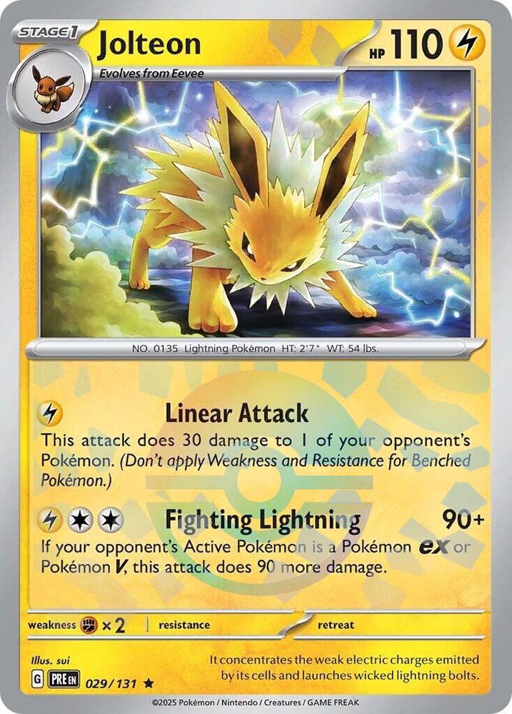 Jolteon (029/131) (Poke Ball Pattern) [Scarlet & Violet: Prismatic Evolutions] | Exor Games Truro