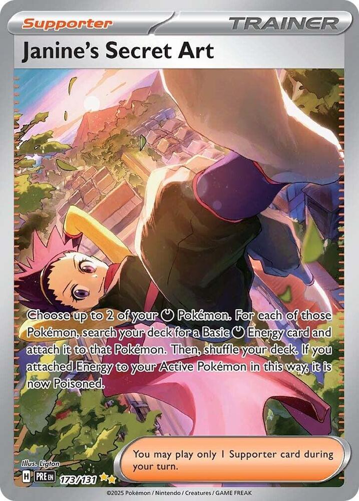 Janine's Secret Art (173/131) [Scarlet & Violet: Prismatic Evolutions] | Exor Games Truro