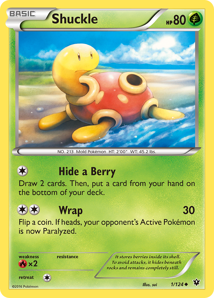 Shuckle (1/124) [XY: Fates Collide] | Exor Games Truro