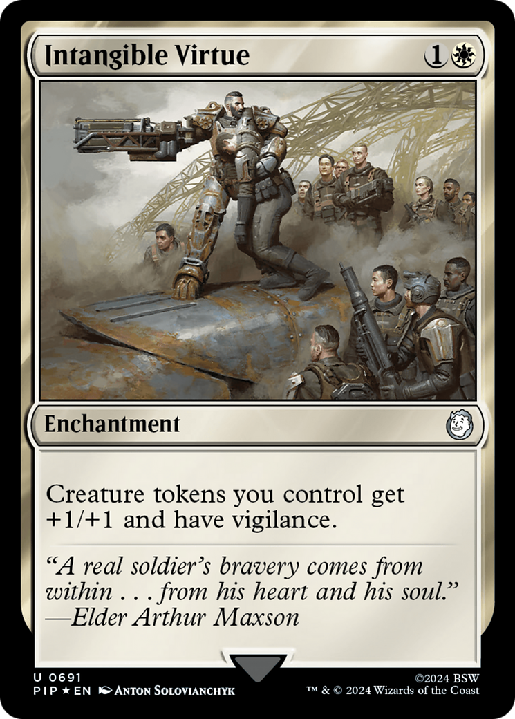 Intangible Virtue (Surge Foil) [Fallout] | Exor Games Truro