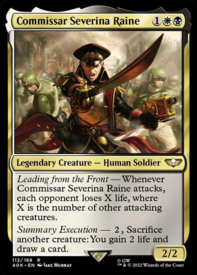 Commissar Severina Raine (Surge Foil) [Warhammer 40,000] | Exor Games Truro