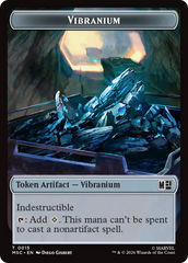 The Monarch (016) // Vibranium (015) Double-Sided Token [Marvel Super Heroes Commander Tokens] | Exor Games Truro