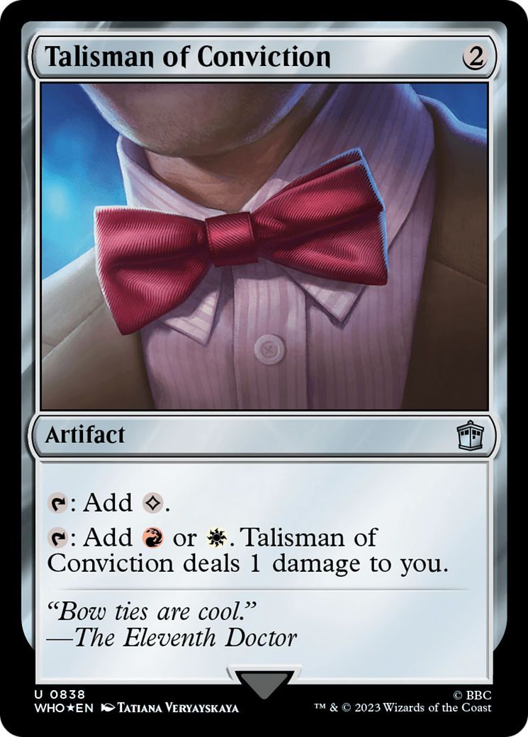 Talisman of Conviction (Surge Foil) [Doctor Who] | Exor Games Truro