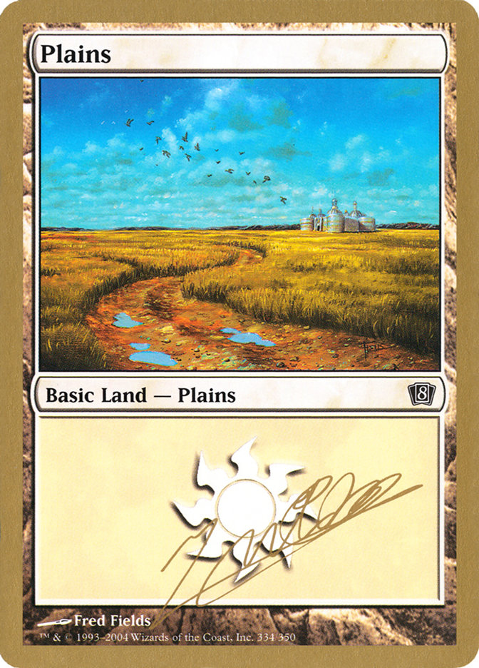 Plains (jn334) (Julien Nuijten) [World Championship Decks 2004] | Exor Games Truro