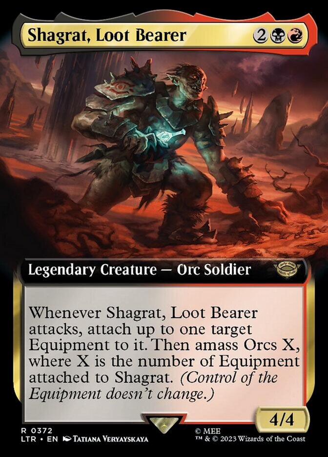 Shagrat, Loot Bearer (Extended Art) [The Lord of the Rings: Tales of Middle-Earth] | Exor Games Truro