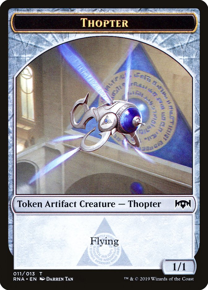 Bird // Thopter Double-Sided Token [Ravnica Allegiance Guild Kit Tokens] | Exor Games Truro