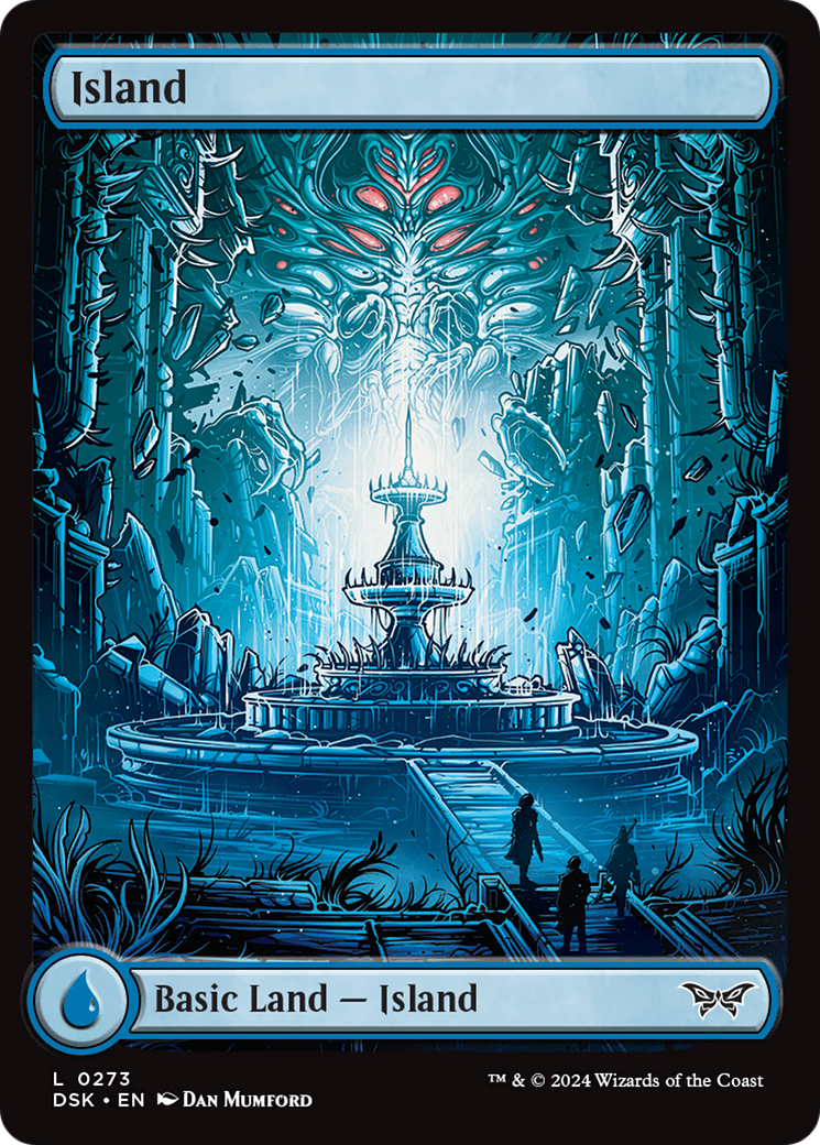 Island (273) - Full Art [Duskmourn: House of Horror] | Exor Games Truro