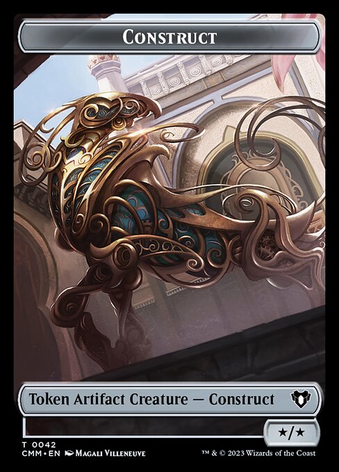 Treasure // Construct (0042) Double-Sided Token [Commander Masters Tokens] | Exor Games Truro