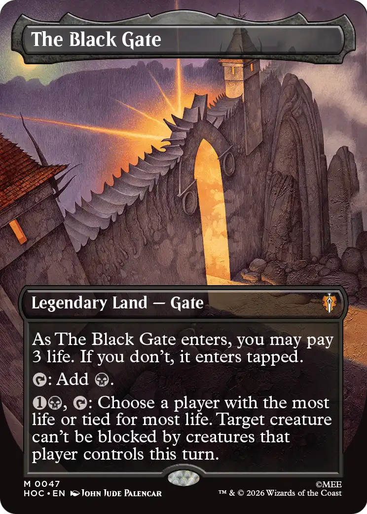 The Black Gate (Borderless) [The Hobbit: Eternal-Legal] | Exor Games Truro