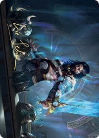 Halvar, God of Battle Art Card (Gold-Stamped Signature) [Kaldheim Art Series] | Exor Games Truro
