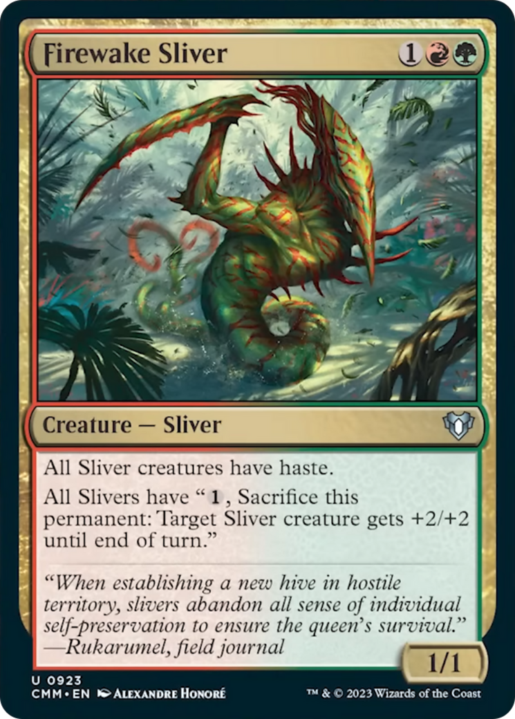 Firewake Sliver [Commander Masters] | Exor Games Truro