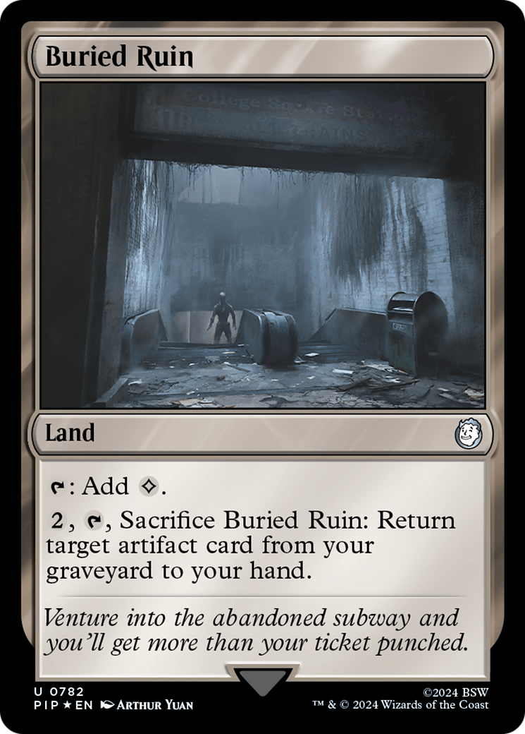 Buried Ruin (Surge Foil) [Fallout] | Exor Games Truro