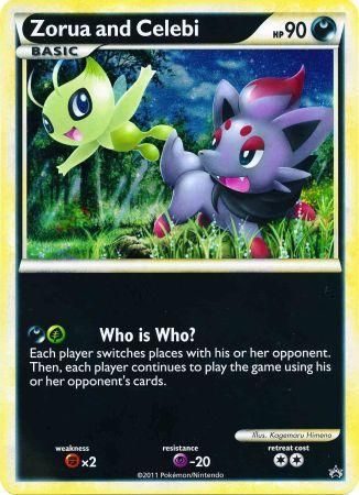 Zorua and Celebi (Jumbo Card) [Miscellaneous Cards] | Exor Games Truro