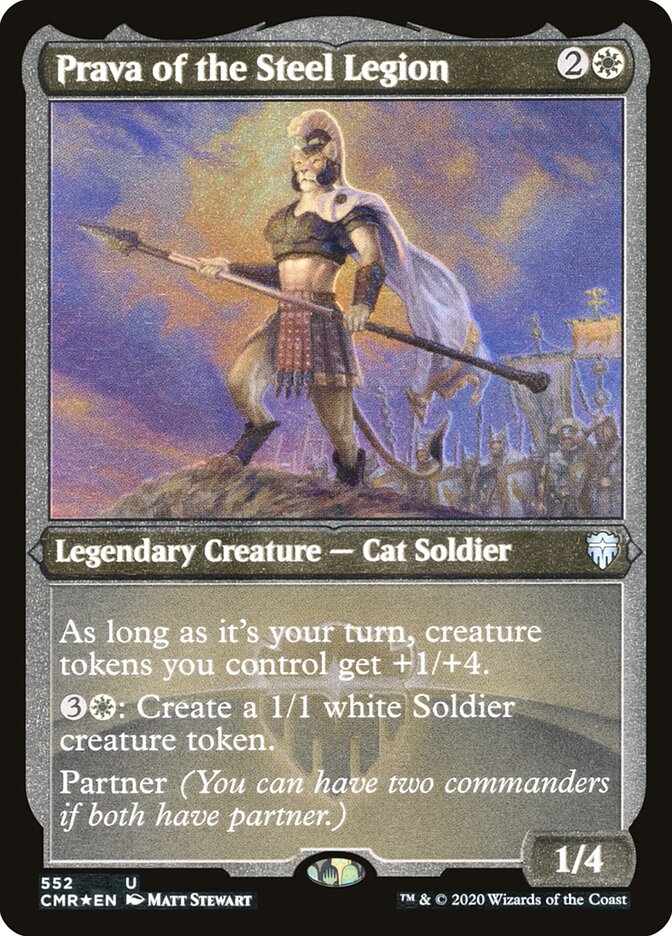 Prava of the Steel Legion (Etched) [Commander Legends] | Exor Games Truro