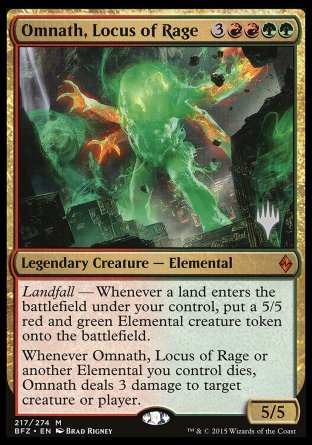 Omnath, Locus of Rage (Promo Pack) [Battle for Zendikar Promos] | Exor Games Truro