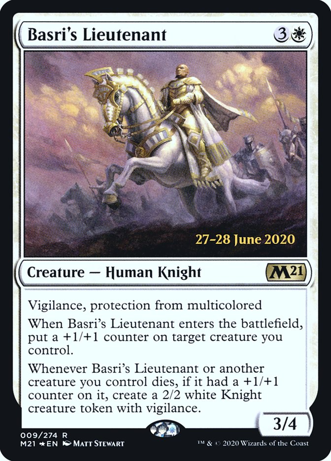 Basri's Lieutenant [Core Set 2021 Prerelease Promos] | Exor Games Truro