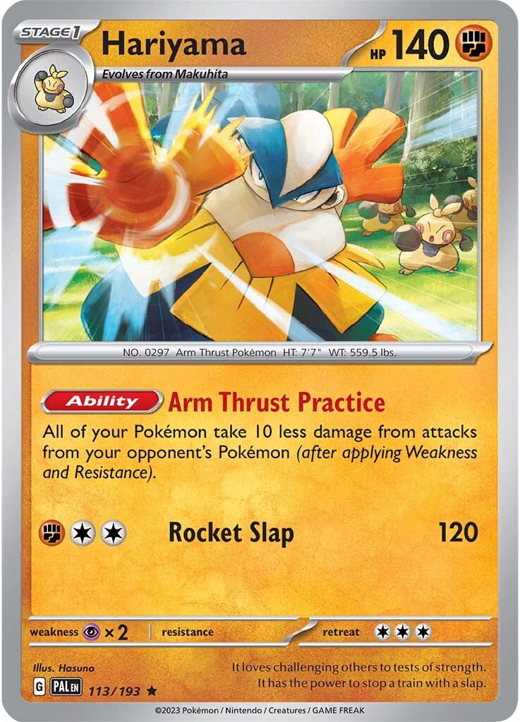 Hariyama (113/193) [Scarlet & Violet: Paldea Evolved] | Exor Games Truro
