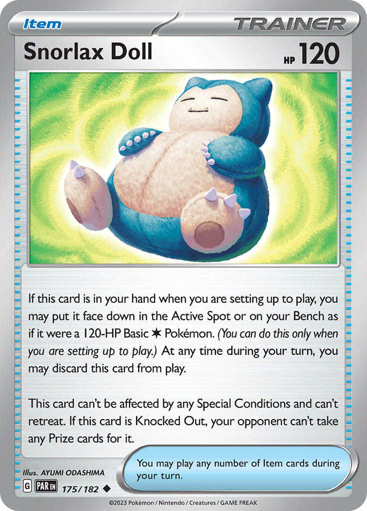 Snorlax Doll (175/182) [Scarlet & Violet: Paradox Rift] | Exor Games Truro