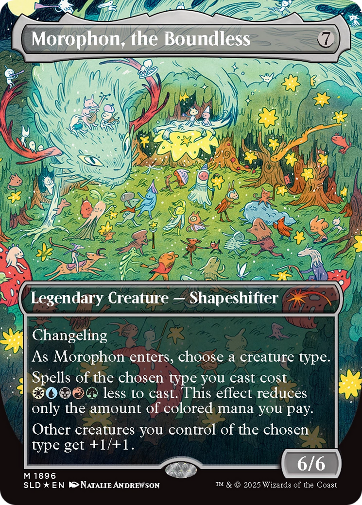 Morophon, the Boundless (Display Commander) - Thick Stock (Double Rainbow Foil) [Secret Lair Drop Series] | Exor Games Truro