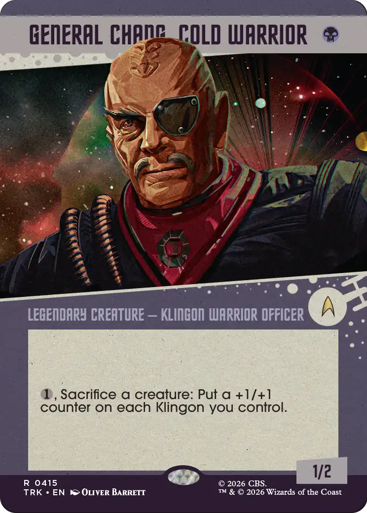 General Chang, Cold Warrior (0415) (Showcase) [Star Trek] | Exor Games Truro