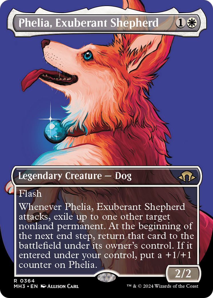 Phelia, Exuberant Shepherd (Borderless) [Modern Horizons 3] | Exor Games Truro