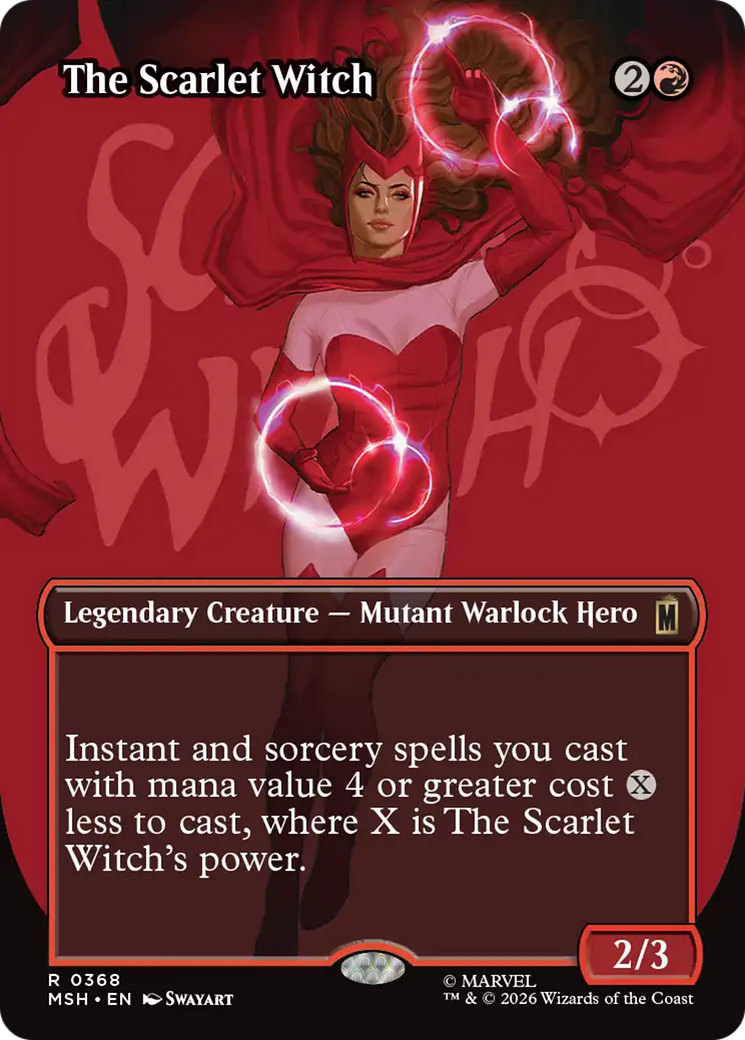 The Scarlet Witch (Borderless) [Marvel Super Heroes] | Exor Games Truro
