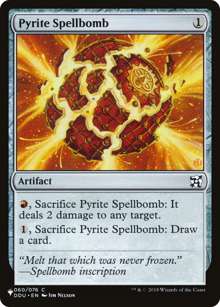 Pyrite Spellbomb [The List Reprints] | Exor Games Truro