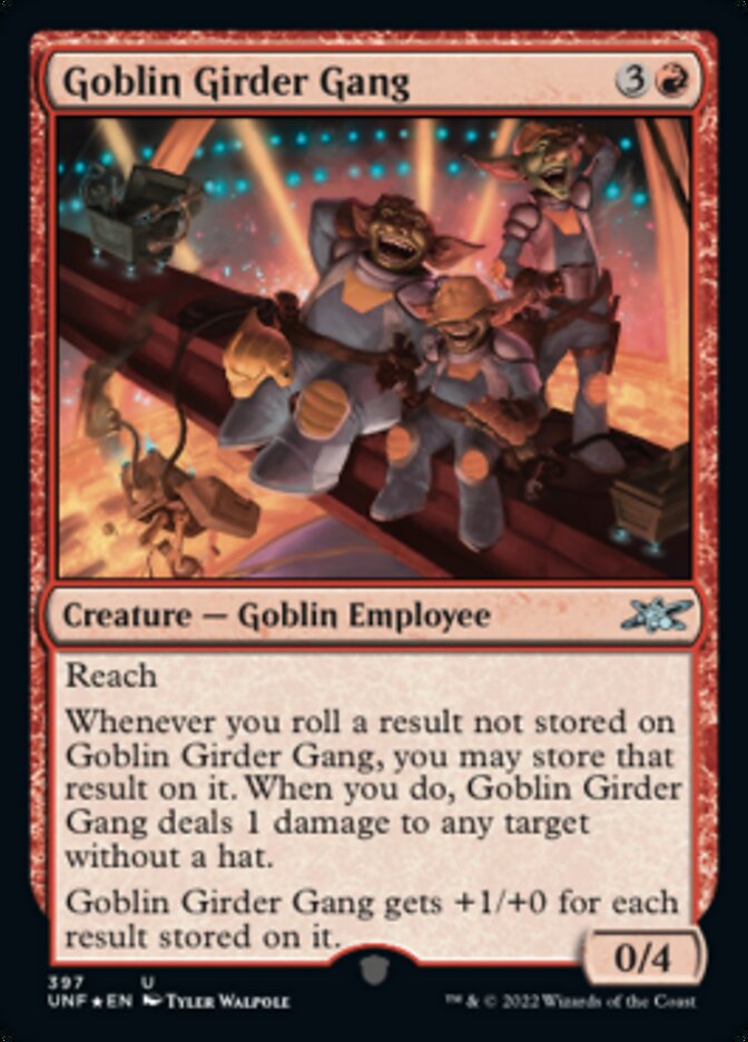 Goblin Girder Gang (Galaxy Foil) [Unfinity] | Exor Games Truro