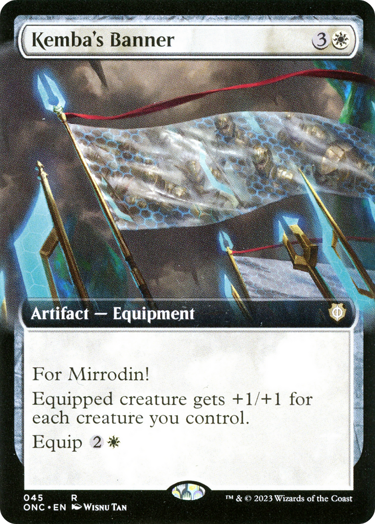 Kemba's Banner (Extended Art) [Phyrexia: All Will Be One Commander] | Exor Games Truro