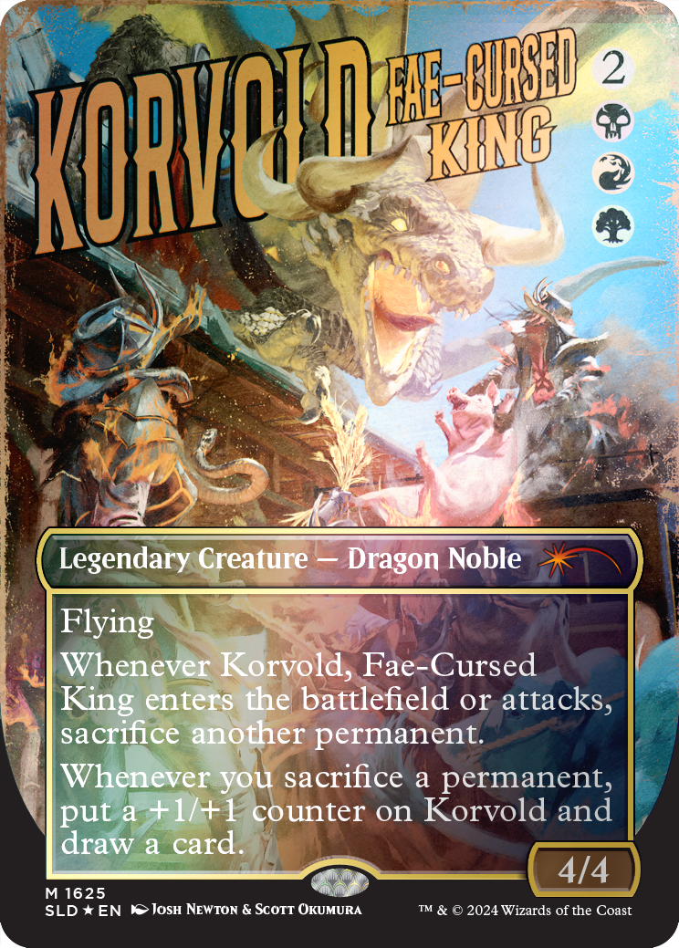 Korvold, Fae-Cursed King (Rainbow Foil) [Secret Lair Drop Series] | Exor Games Truro