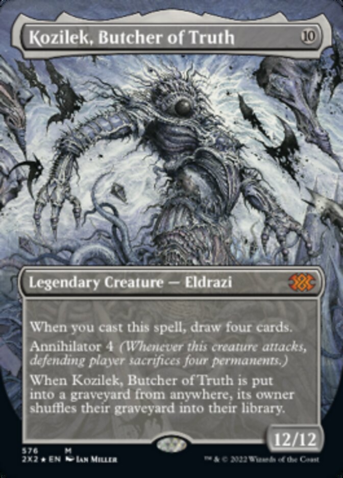 Kozilek, Butcher of Truth (Textured Foil) [Double Masters 2022] | Exor Games Truro