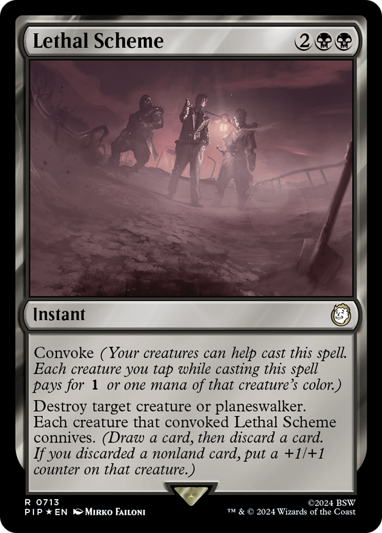 Lethal Scheme (Surge Foil) [Fallout] | Exor Games Truro