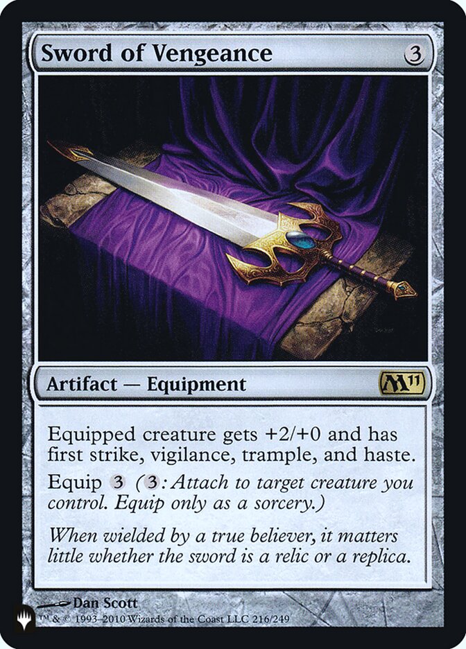 Sword of Vengeance [The List] | Exor Games Truro