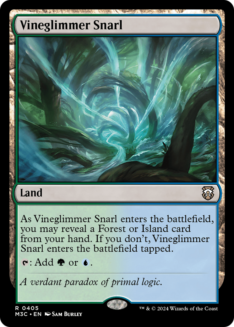 Vineglimmer Snarl (Ripple Foil) [Modern Horizons 3 Commander] | Exor Games Truro