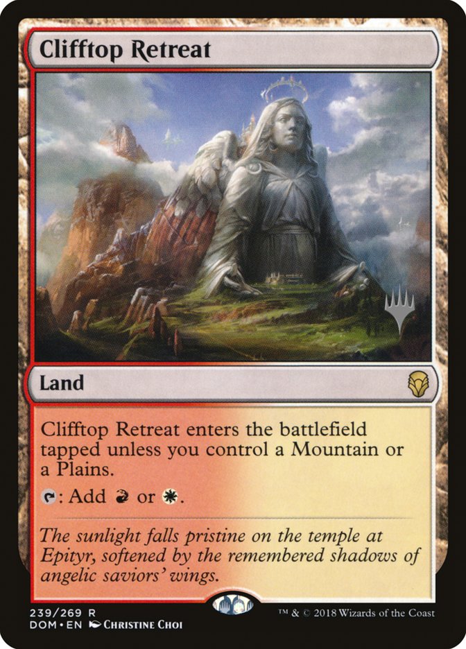 Clifftop Retreat (Promo Pack) [Dominaria Promos] | Exor Games Truro