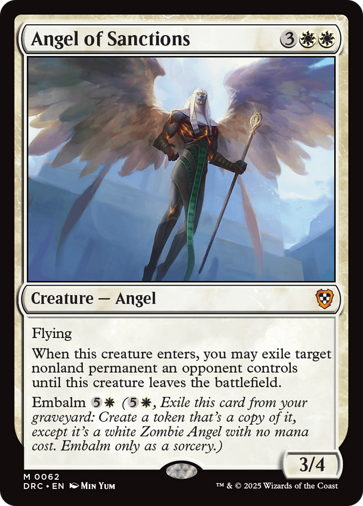 Angel of Sanctions [Aetherdrift Commander] | Exor Games Truro