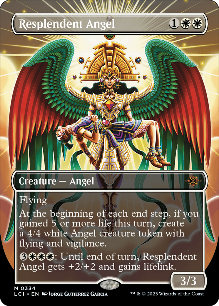 Resplendent Angel (Borderless) [The Lost Caverns of Ixalan] | Exor Games Truro