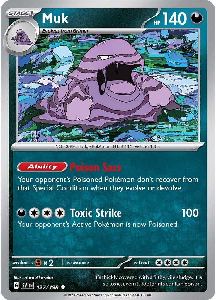 Muk (127/198) [Scarlet & Violet: Base Set] | Exor Games Truro