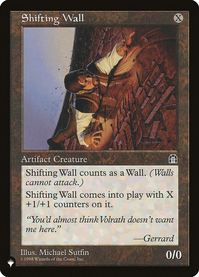 Shifting Wall [The List] | Exor Games Truro