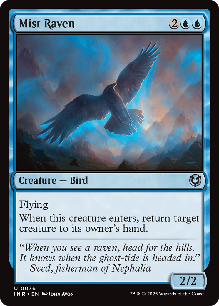 Mist Raven [Innistrad Remastered] | Exor Games Truro