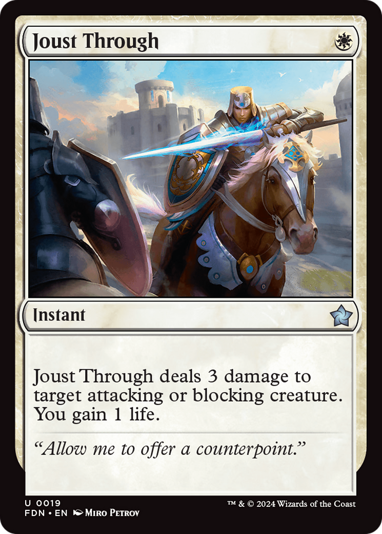 Joust Through [Foundations] | Exor Games Truro