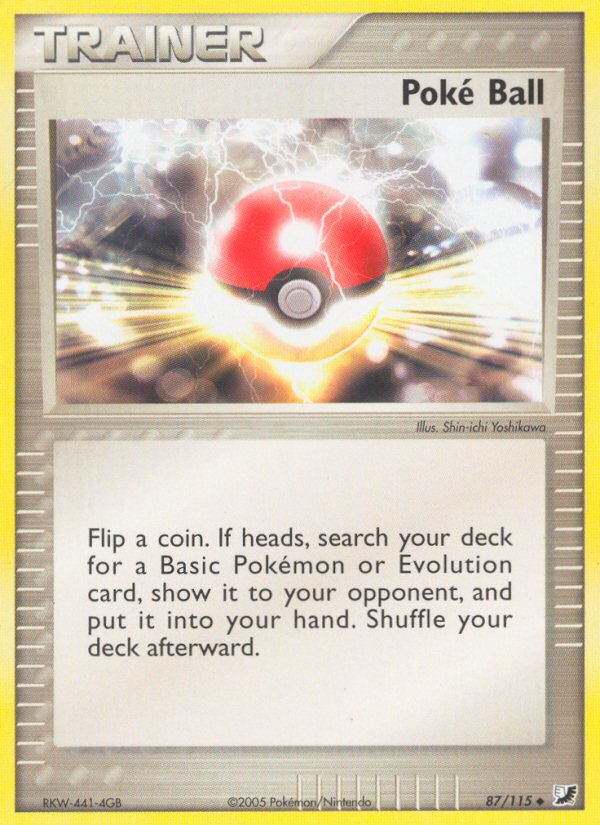 Poke Ball (87/115) [EX: Unseen Forces] | Exor Games Truro