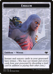 Shapeshifter (001) // Wrenn and Six Emblem (021) Double-Sided Token [Modern Horizons Tokens] | Exor Games Truro