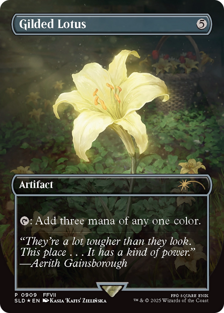 Gilded Lotus (Rainbow Foil) (909) [Secret Lair Drop Series] | Exor Games Truro