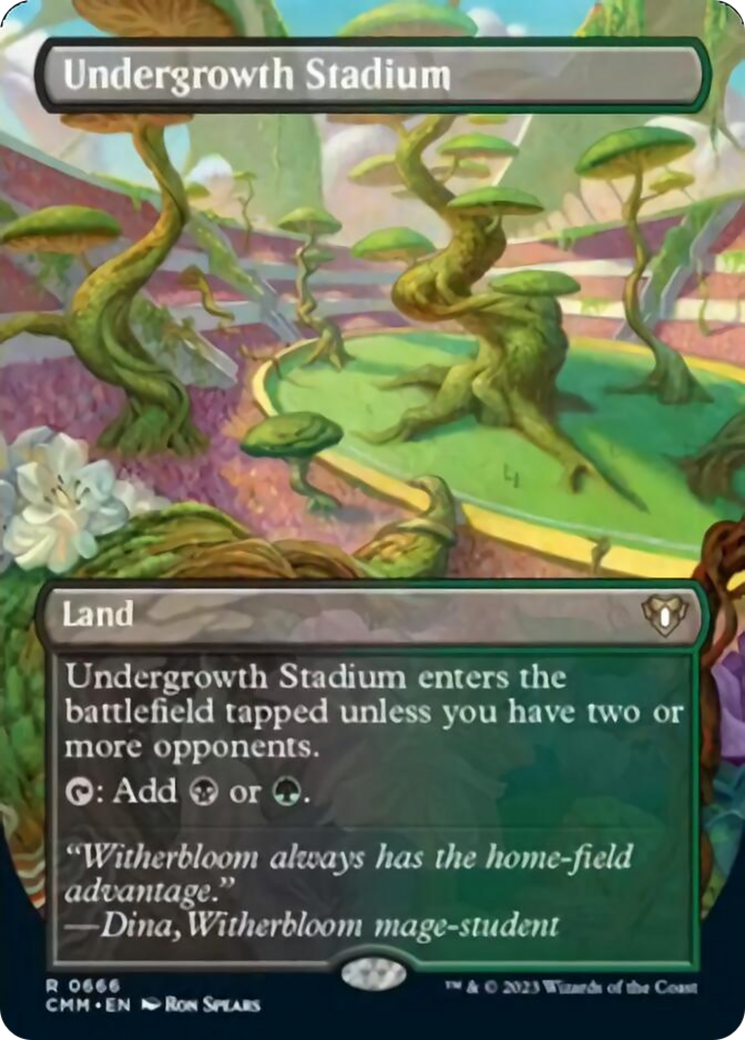 Undergrowth Stadium (Borderless Alternate Art) [Commander Masters] | Exor Games Truro