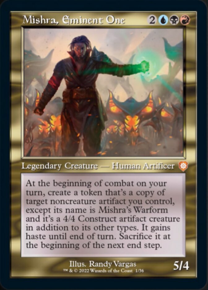 Mishra, Eminent One (001) (Retro) [The Brothers' War Commander] | Exor Games Truro