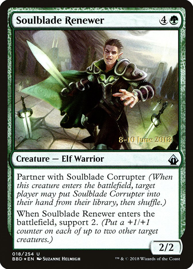 Soulblade Renewer [Battlebond Prerelease Promos] | Exor Games Truro