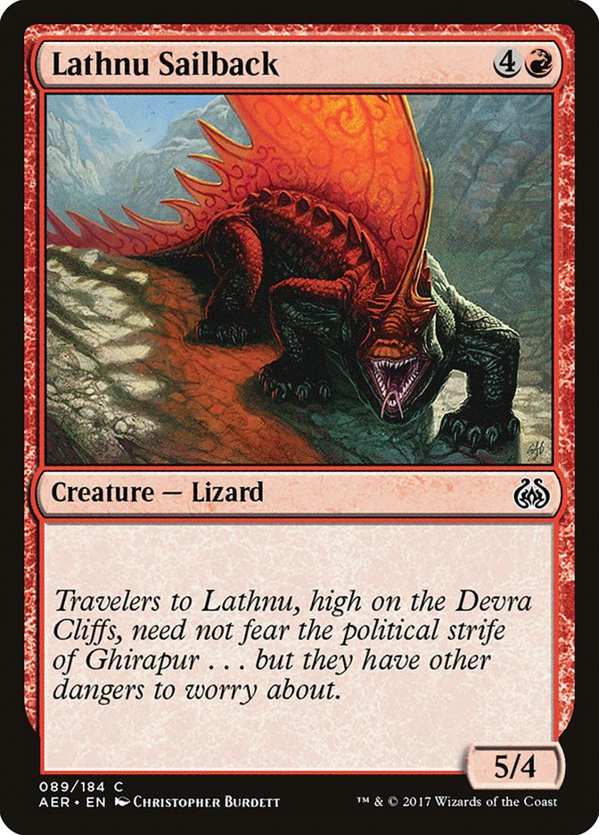 Lathnu Sailback [Aether Revolt] | Exor Games Truro