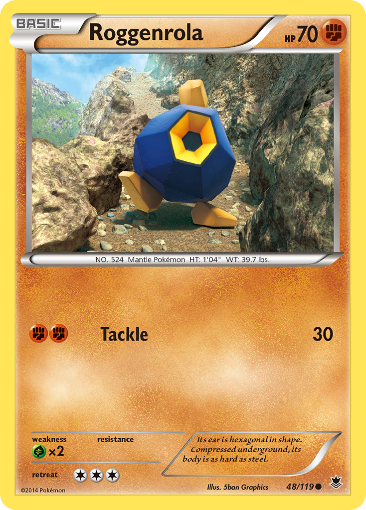 Roggenrola (48/119) [XY: Phantom Forces] | Exor Games Truro
